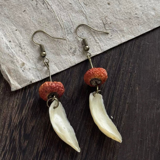 Wild Rose & Lily · Poetry of Wilderness Earrings