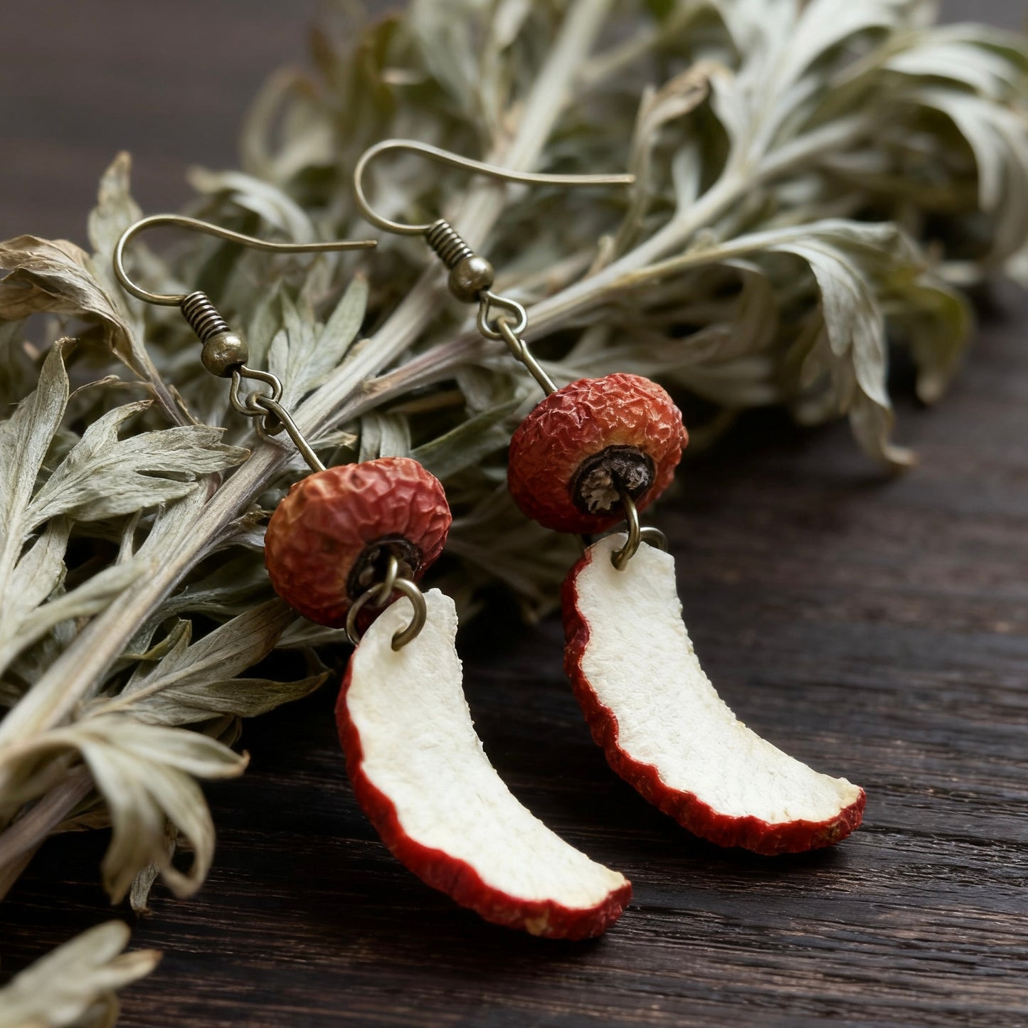 Wild Rose & Lily · Poetry of Wilderness Earrings
